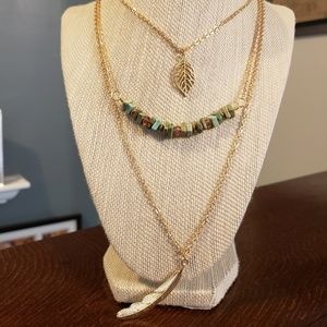 Artisan Magnesite Layered Necklace